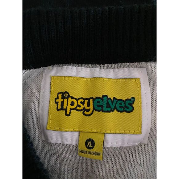 Tipsy Elves Santa unicorn ugly Christmas sweater size XL - Picture 6 of 6